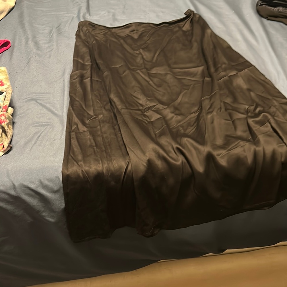 Black skirt  never worn - shiny material